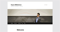 Desktop Screenshot of kaarebmikkelsen.dk